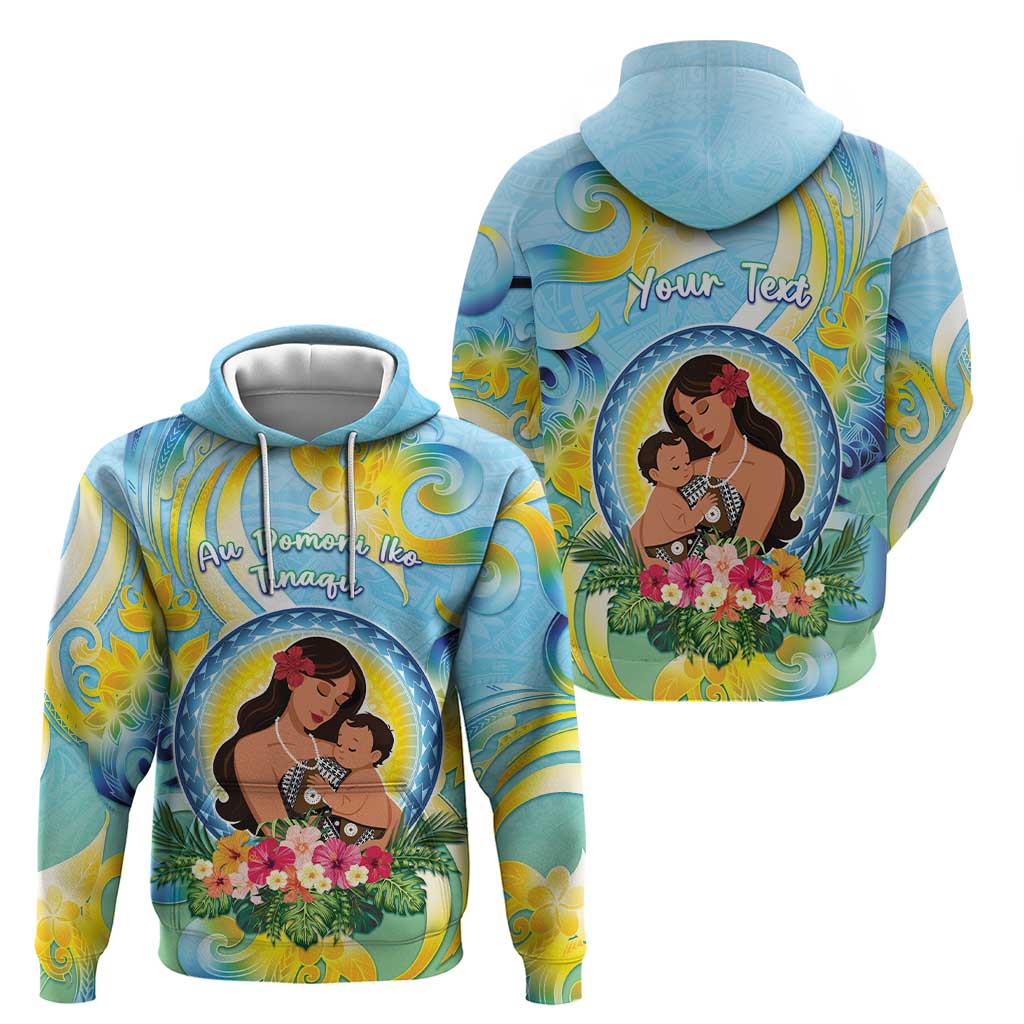 Personalised Fiji Mother's Day Zip Hoodie I Love You Mom