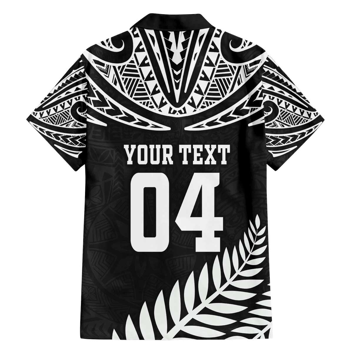 Custom New Zealand Rugby Family Matching Off The Shoulder Long Sleeve Dress and Hawaiian Shirt Silver Fern Maori Pattern DT04 - Polynesian Pride