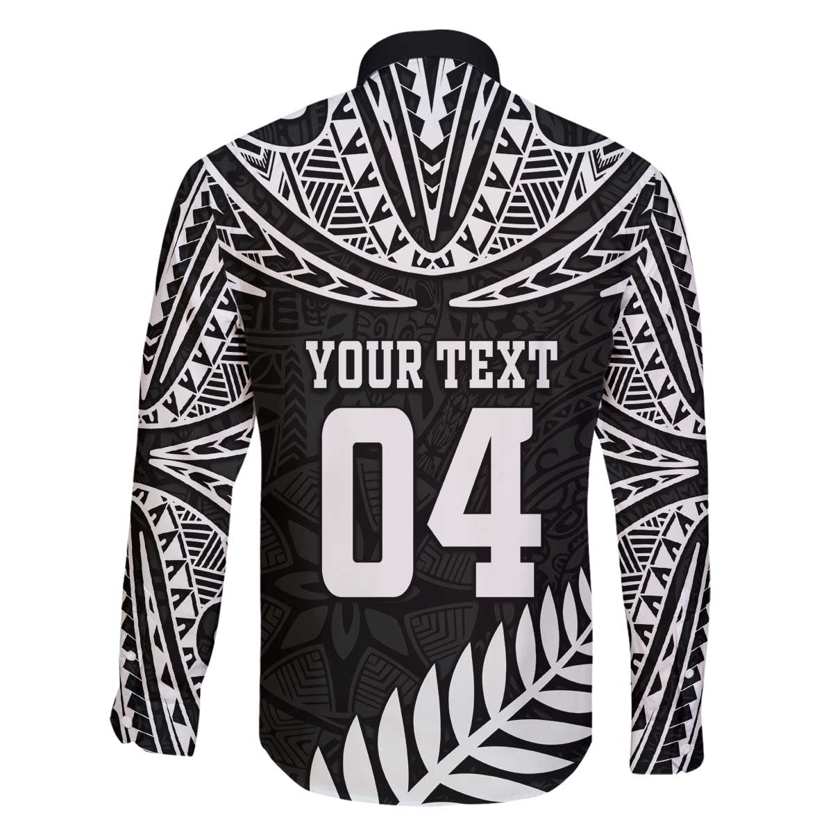 Custom New Zealand Rugby Family Matching Off The Shoulder Long Sleeve Dress and Hawaiian Shirt Silver Fern Maori Pattern DT04 - Polynesian Pride