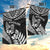 New Zealand Rugby Garden Flag Silver Fern Maori Pattern