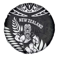 New Zealand Rugby Spare Tire Cover Silver Fern Maori Pattern DT04 - Polynesian Pride