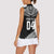 Custom New Zealand Rugby Women Sleeveless Polo Shirt Silver Fern Maori Pattern