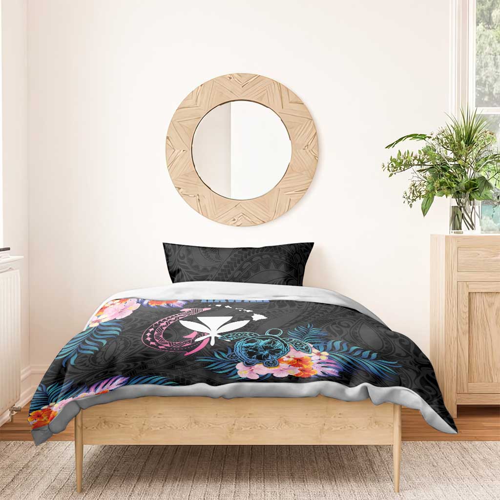 Hawaii Bedding Set Kanaka Maoli With Fish Hook