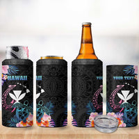 Personalised Hawaii 4 in 1 Can Cooler Tumbler Kanaka Maoli With Fish Hook DT04 - Polynesian Pride