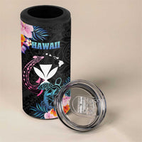Personalised Hawaii 4 in 1 Can Cooler Tumbler Kanaka Maoli With Fish Hook DT04 - Polynesian Pride