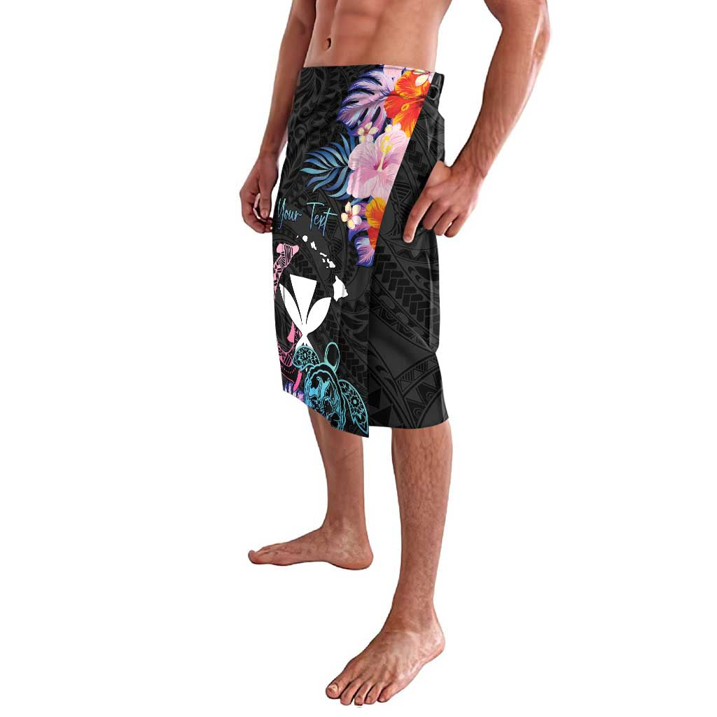 Personalised Hawaii Lavalava Kanaka Maoli With Fish Hook