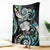 New Zealand Kiwi Bird Blanket Silver Fern Koru Paua Shell