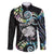 New Zealand Kiwi Bird Family Matching Puletasi and Hawaiian Shirt Silver Fern Koru Paua Shell