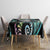 New Zealand Kiwi Bird Tablecloth Silver Fern Koru Paua Shell
