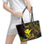 Hawaii Leather Tote Bag Kanaka Maoli With Hammerhead Shark