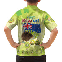 New Zealand Kiwi Family Matching Summer Maxi Dress and Hawaiian Shirt I Just Really Like Kiwis DT04 - Polynesian Pride
