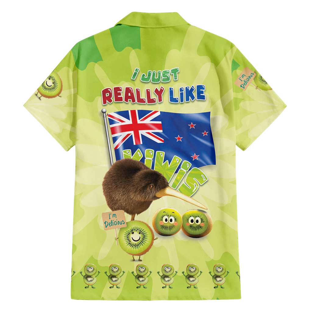 New Zealand Kiwi Family Matching Tank Maxi Dress and Hawaiian Shirt I Just Really Like Kiwis DT04 - Polynesian Pride