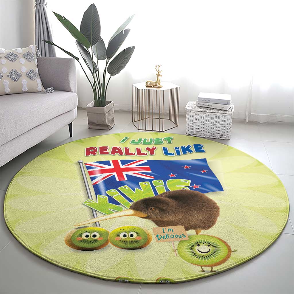 New Zealand Kiwi Round Carpet I Just Really Like Kiwis