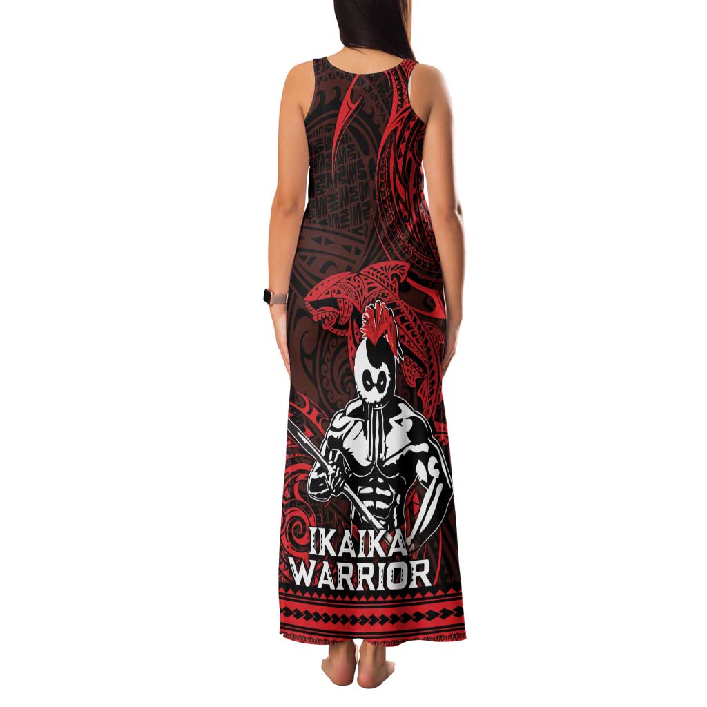 Hawaii Ikaika Warrior Family Matching Tank Maxi Dress and Hawaiian Shirt Hawaiian Tribal Tattoo DT04 - Polynesian Pride