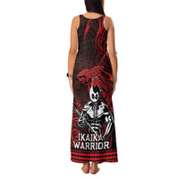 Hawaii Ikaika Warrior Family Matching Tank Maxi Dress and Hawaiian Shirt Hawaiian Tribal Tattoo DT04 - Polynesian Pride