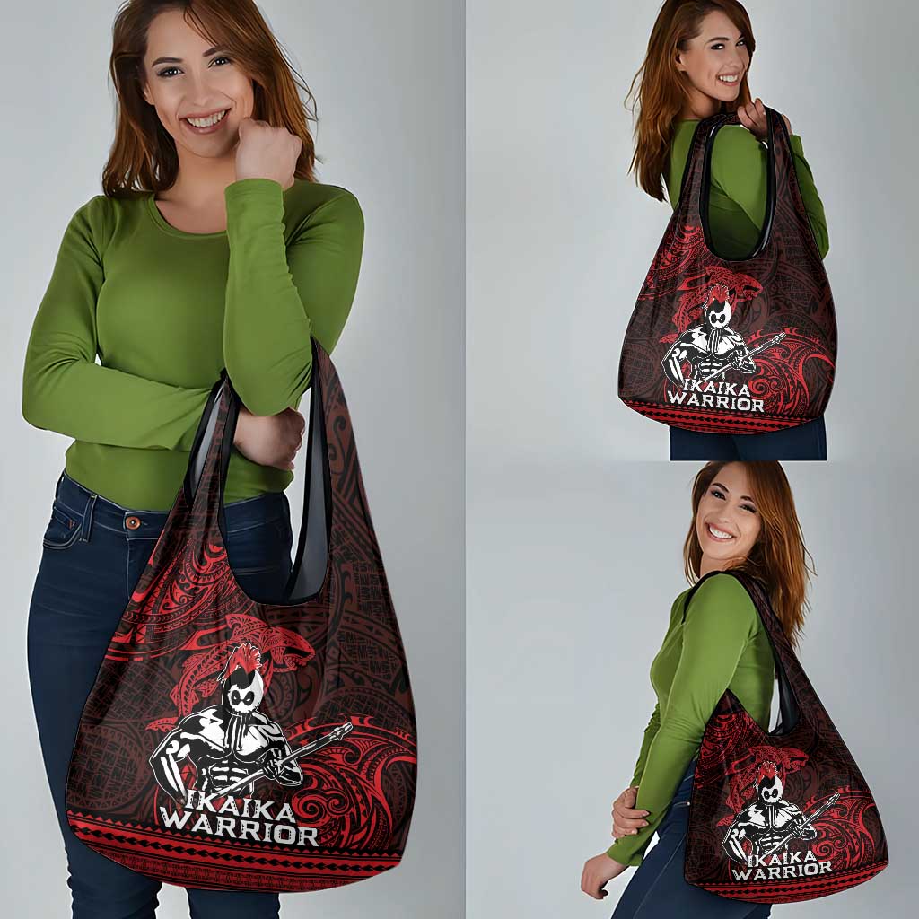 Hawaii Ikaika Warrior Grocery Bag Hawaiian Tribal Tattoo