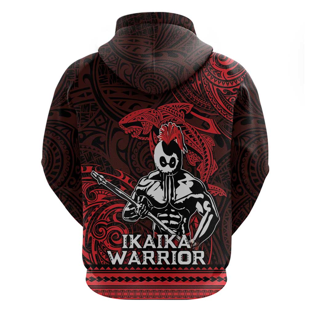 Hawaii Ikaika Warrior Hoodie Hawaiian Tribal Tattoo