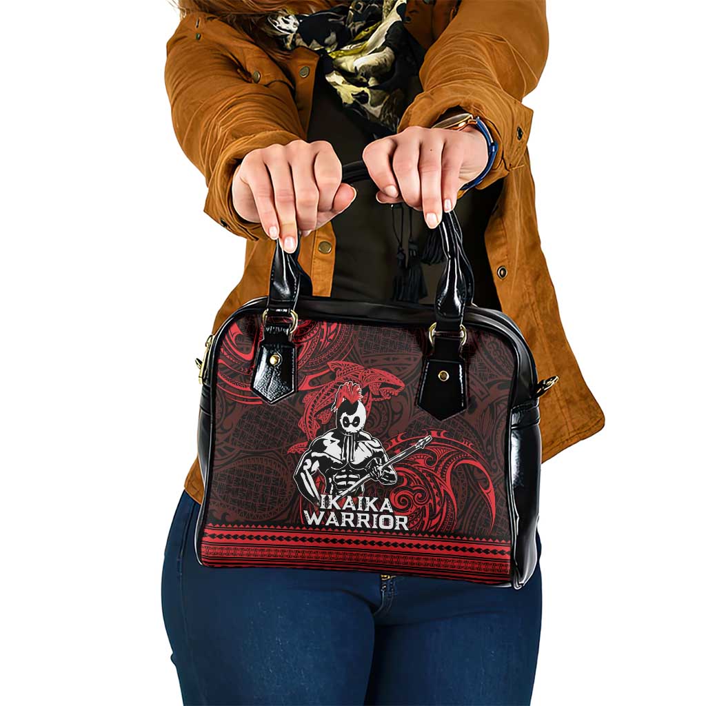 Hawaii Ikaika Warrior Shoulder Handbag Hawaiian Tribal Tattoo