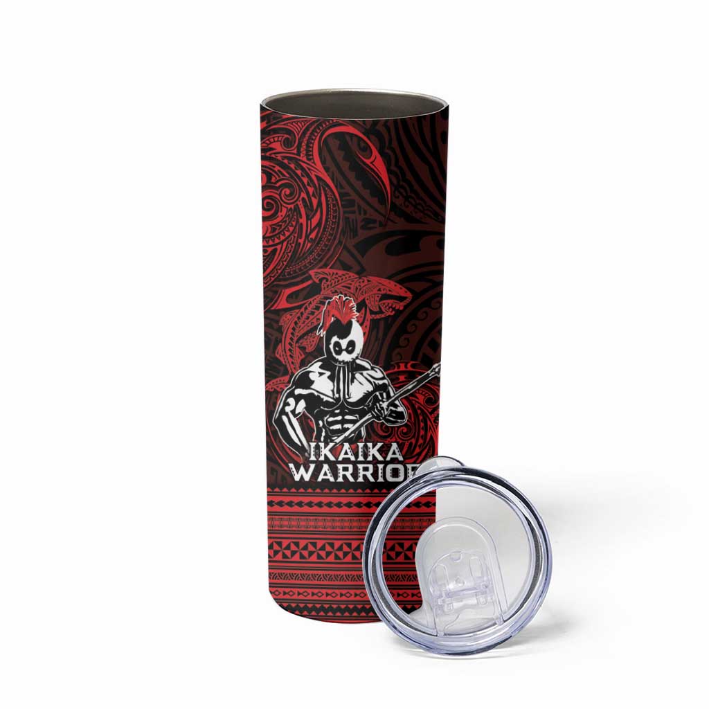 Hawaii Ikaika Warrior Skinny Tumbler Hawaiian Tribal Tattoo
