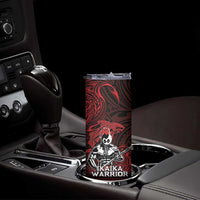 Hawaii Ikaika Warrior Skinny Tumbler Hawaiian Tribal Tattoo