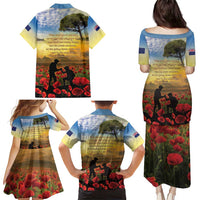 New Zealand ANZAC Day Family Matching Puletasi and Hawaiian Shirt The Ode Remembrance And Poppy DT04 - Polynesian Pride