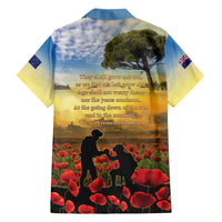New Zealand ANZAC Day Family Matching Summer Maxi Dress and Hawaiian Shirt The Ode Remembrance And Poppy DT04 - Polynesian Pride