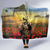 New Zealand ANZAC Day Hooded Blanket The Ode Remembrance And Poppy