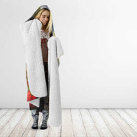 New Zealand ANZAC Day Hooded Blanket The Ode Remembrance And Poppy