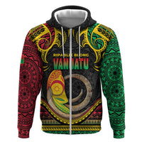 Vanuatu Language Week Hoodie Boar Tusk Warrior Tribal Floral Pattern