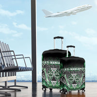 Aotearoa Ngati Maniapoto Luggage Cover Maori Tribal Green Paua Shell Pattern DT05 - Polynesian Pride