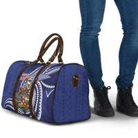 Samoa Christmas Travel Bag Santa Riding Sea Turtle DT05 - Polynesian Pride