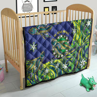 Cook Islands Language Week Quilt Flying Fish 15 Stars Tribal Patterns