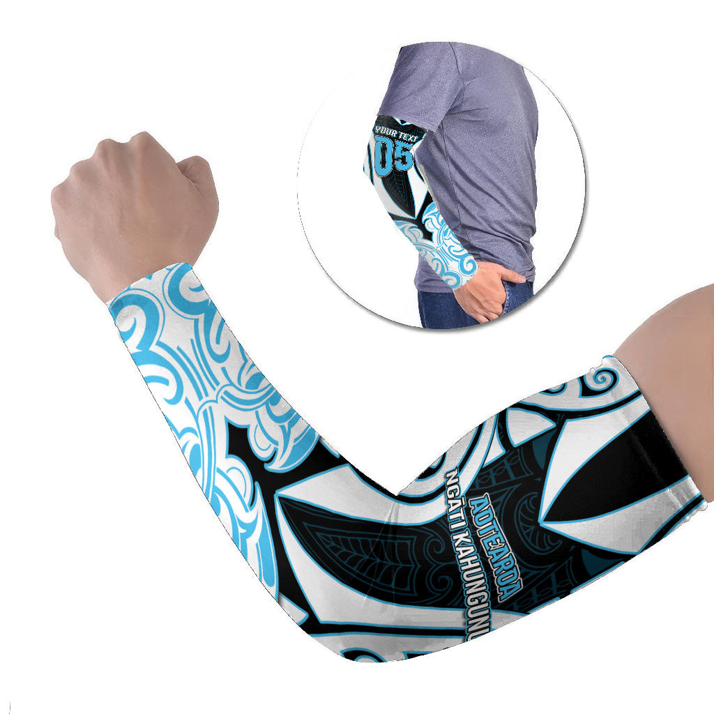 Custom Aotearoa Ngati Kahungunu Arm Sleeves New Zealand Traditional Maori Pattern