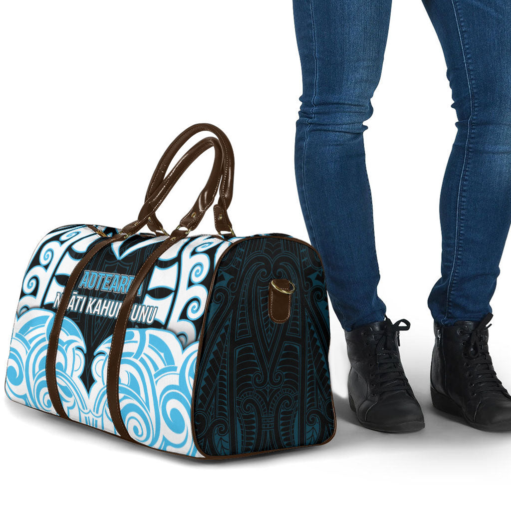 Aotearoa Ngati Kahungunu Travel Bag New Zealand Traditional Maori Pattern