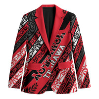 Personalised Aotearoa Te Arawa Blazer New Zealand Maori Tribal Fern Pattern