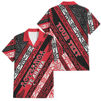 Personalised Aotearoa Te Arawa Family Matching Mermaid Dress and Hawaiian Shirt New Zealand Maori Tribal Fern Pattern