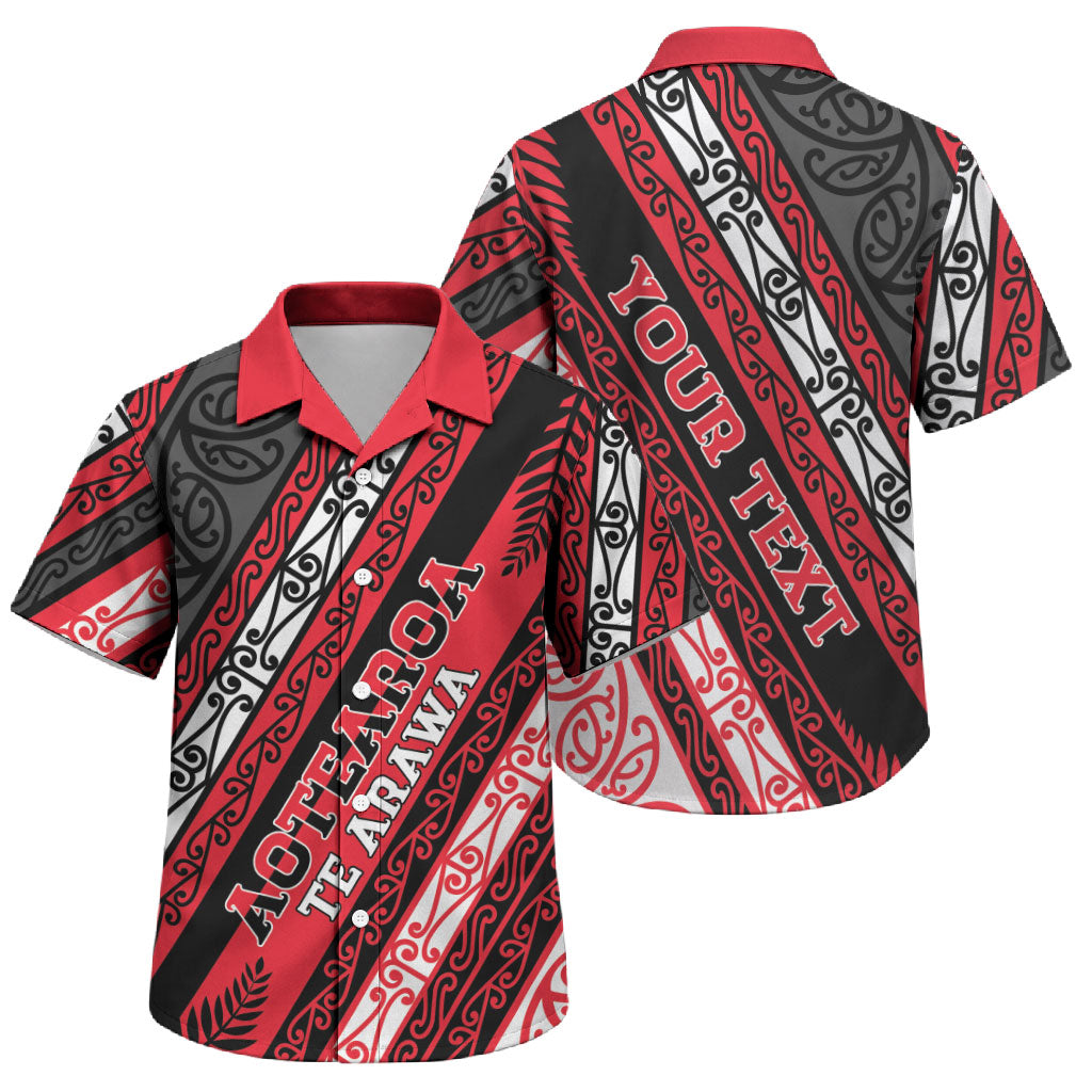 Personalised Aotearoa Te Arawa Family Matching Tank Maxi Dress and Hawaiian Shirt New Zealand Maori Tribal Fern Pattern