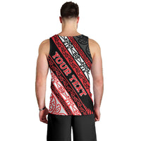 Personalised Aotearoa Te Arawa Men Tank Top New Zealand Maori Tribal Fern Pattern