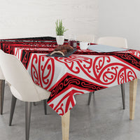 Aotearoa Te Arawa Tablecloth New Zealand Maori Tribal Fern Pattern