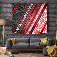 Aotearoa Te Arawa Tapestry New Zealand Maori Tribal Fern Pattern