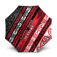 Aotearoa Te Arawa Umbrella New Zealand Maori Tribal Fern Pattern