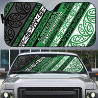 Aotearoa Ngati Maniapoto Auto Sun Shade New Zealand Maori Tribal Fern Pattern