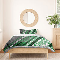 Aotearoa Ngati Maniapoto Bedding Set New Zealand Maori Tribal Fern Pattern