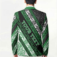 Personalised Aotearoa Ngati Maniapoto Blazer New Zealand Maori Tribal Fern Pattern