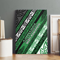 Aotearoa Ngati Maniapoto Canvas Wall Art New Zealand Maori Tribal Fern Pattern