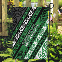 Aotearoa Ngati Maniapoto Garden Flag New Zealand Maori Tribal Fern Pattern