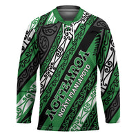 Personalised Aotearoa Ngati Maniapoto Hockey Jersey New Zealand Maori Tribal Fern Pattern