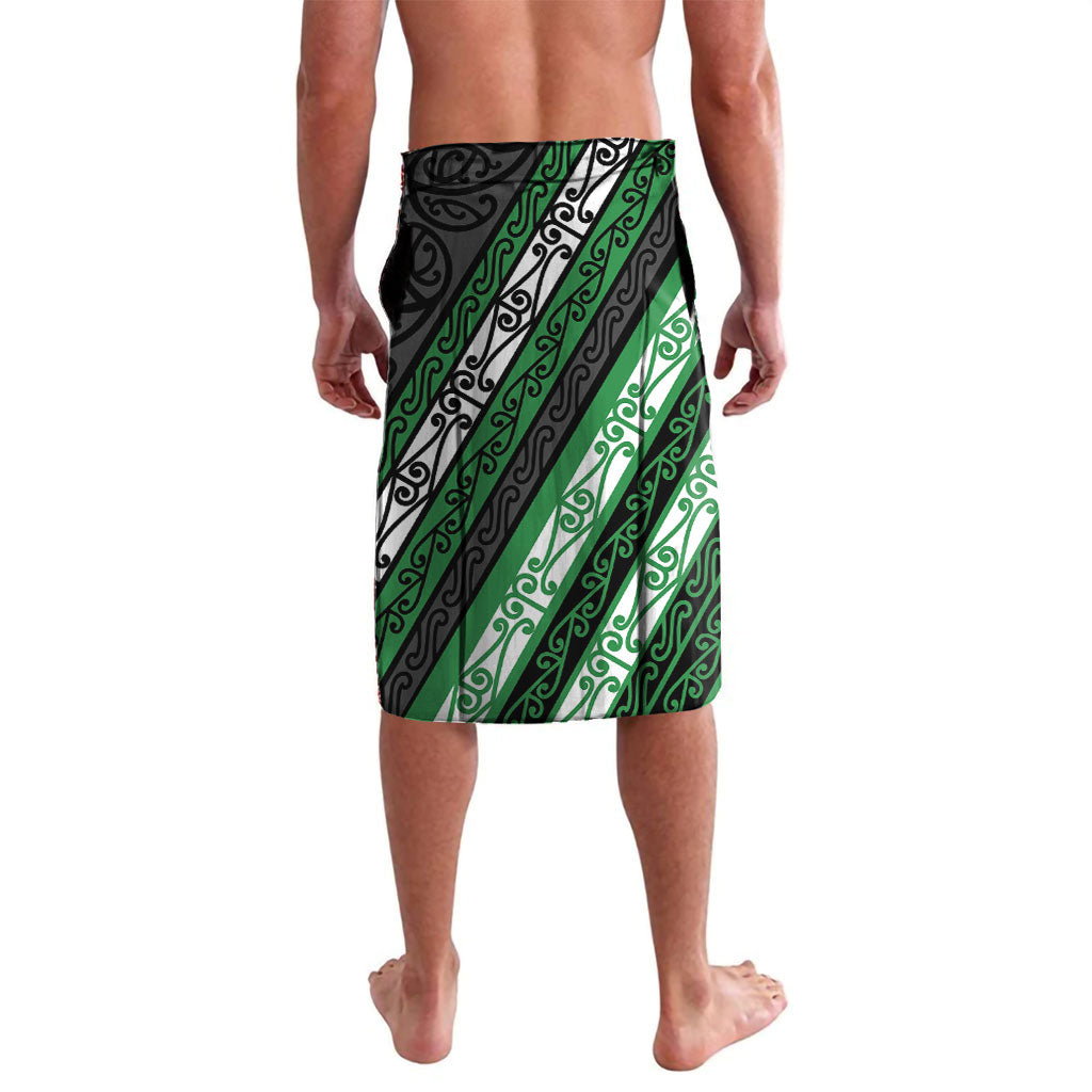Personalised Aotearoa Ngati Maniapoto Lavalava New Zealand Maori Tribal Fern Pattern