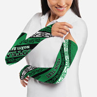 Personalised Aotearoa Ngati Raukawa Arm Sleeves New Zealand Maori Tribal Fern Pattern
