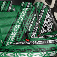 Aotearoa Ngati Raukawa Back Car Seat Cover New Zealand Maori Tribal Fern Pattern